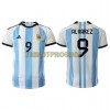 Original Fußballtrikot Argentinien Julian Alvarez 9 Heimtrikot WM 2022 Für Herren